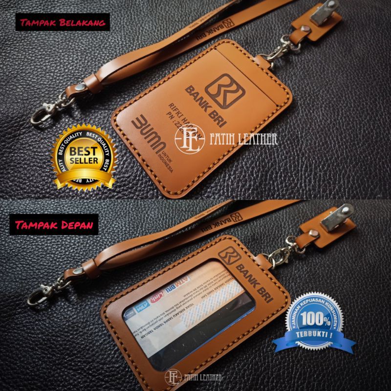 

⭐⭐⭐⭐⭐ NAME TAG KULIT CUSTOM NAMA DAN LOGO PERUSAHAAN, ID CARD HOLDER KULIT, NAME TAG