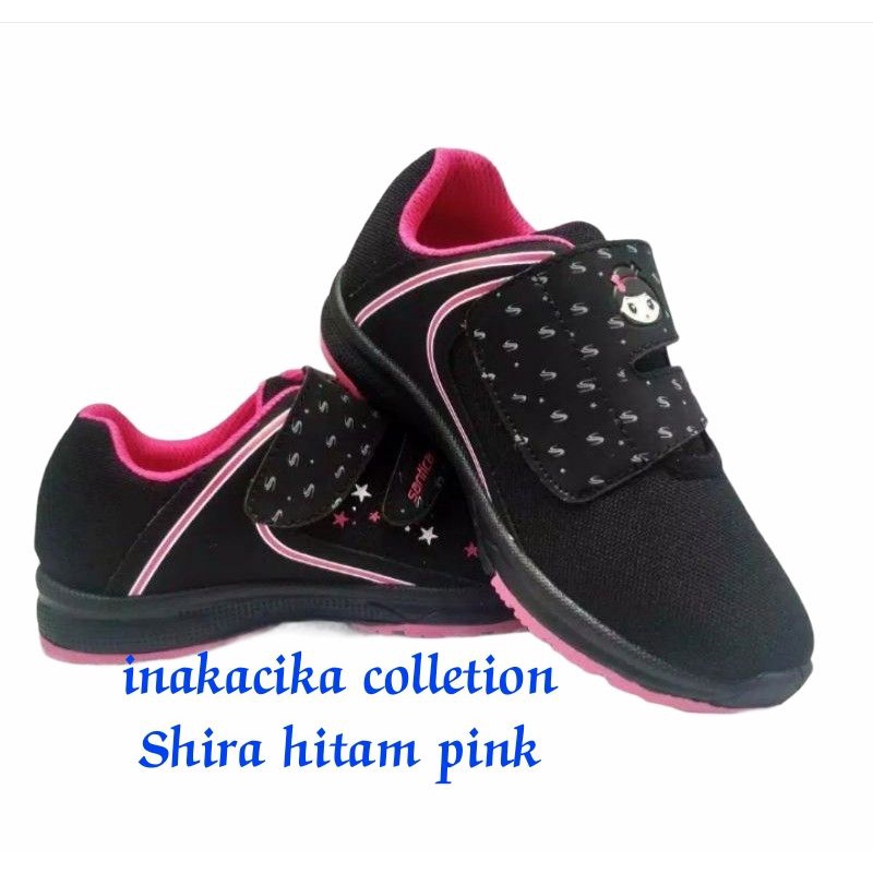 sepatu sekolah anak perempuan original santica shira sekolah  TK SD