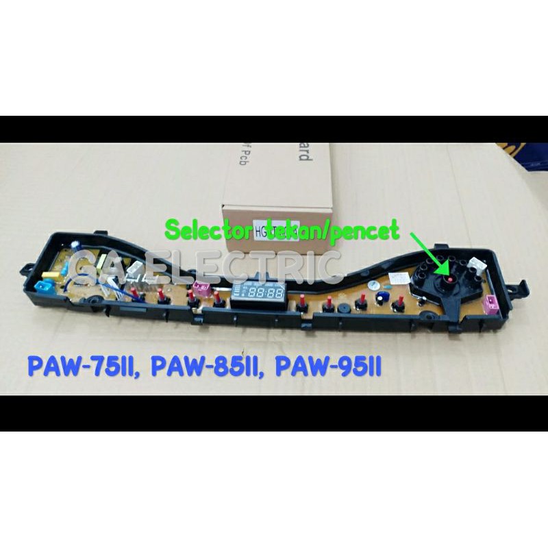 MODUL PCB HGBT-004A MESIN CUCI POLYTRON TOP LOADING PAW-7511 PAW-8511 PAW-9511