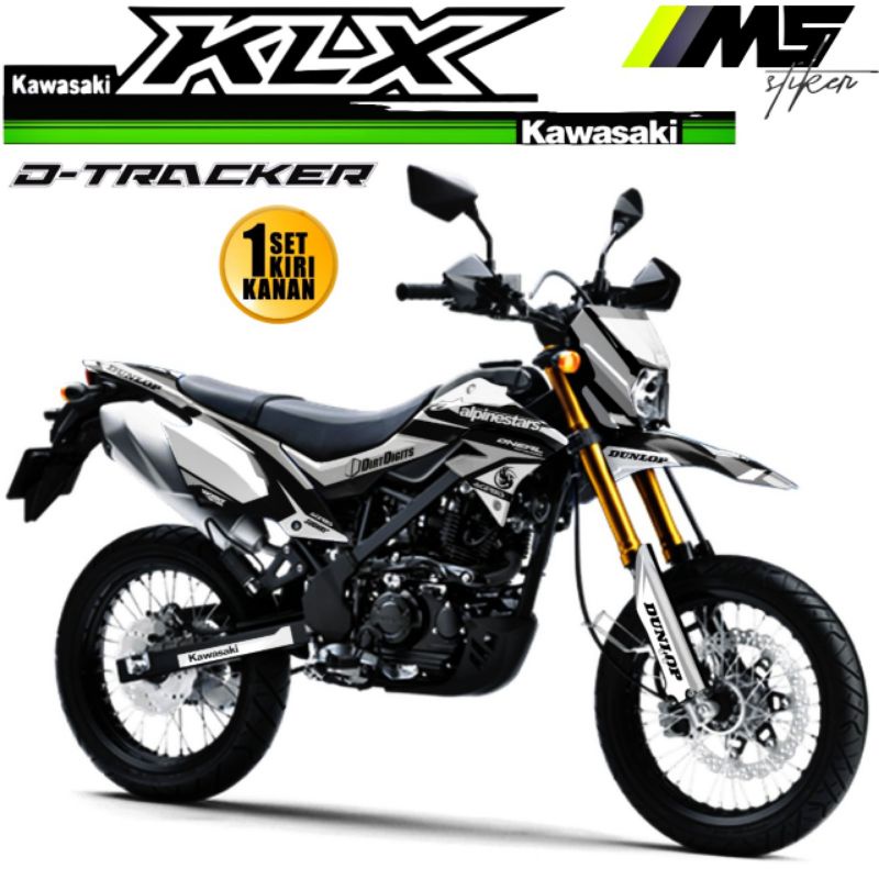 Decal Sticker Striping Variasi Fullbody KLX DTRACKER 150 2016-2022 - Decal DTRACKER New - Decal DTRA