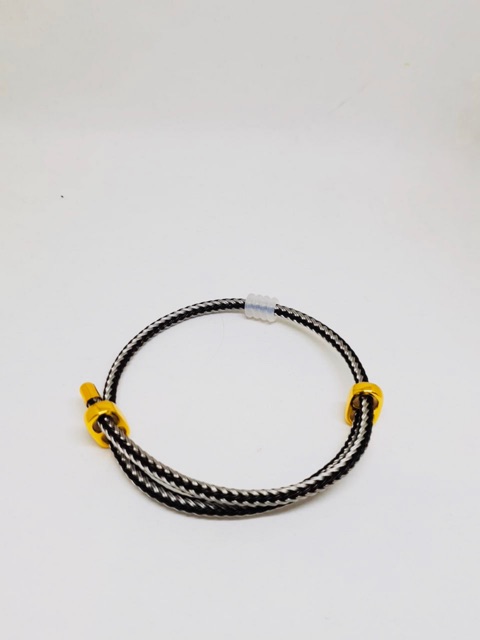 Gelang Tali Kawat Anti Air Waterproof Untuk Charm Liontin Mainan gelang atau Emas Hongkong.  serut