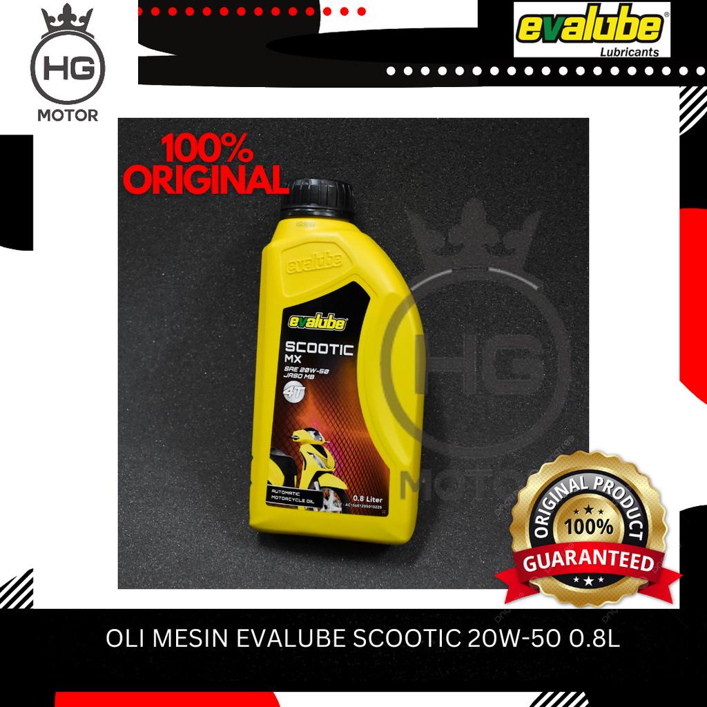 Evalube scootic mx matic 800 ml 0,8 l 20w 50 jaso mb 4t original