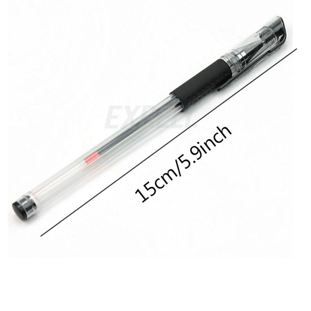 Lanfy 10 Pcs RollerBall Ballpoint Pen 10 Pcs Siswa Digunakan Di Kantor Sekolah RollerBall Tinta Hitam