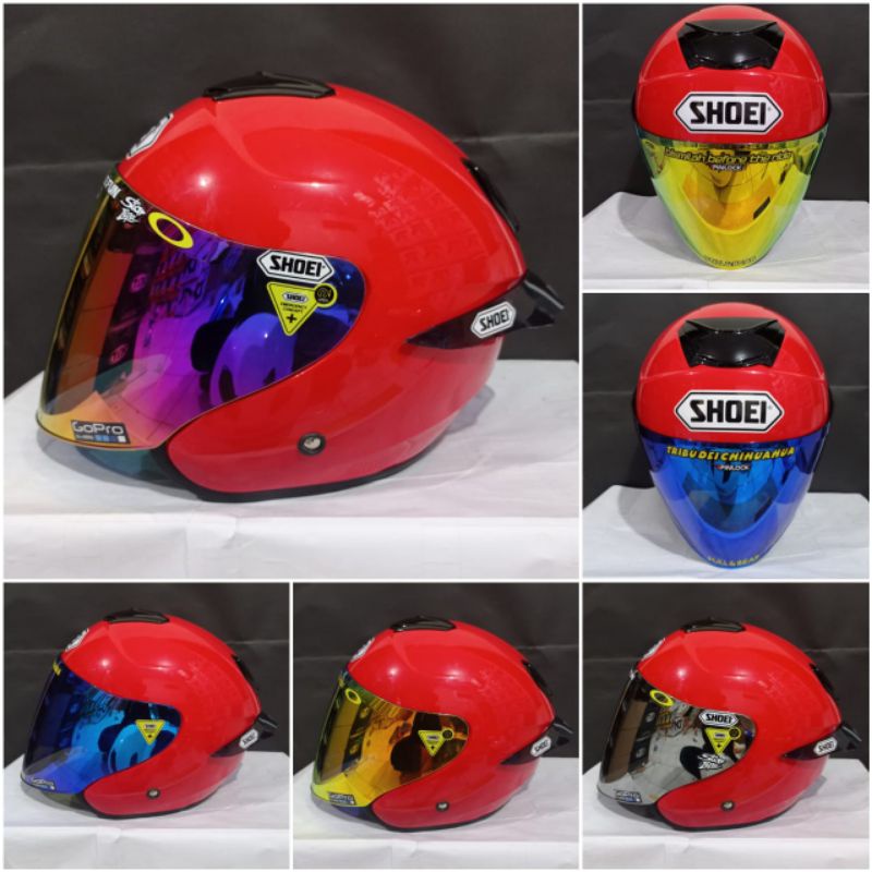 helm KYOTO DYR merah Ferrari Glossy PAKET GANTENG toko helm majalengka
