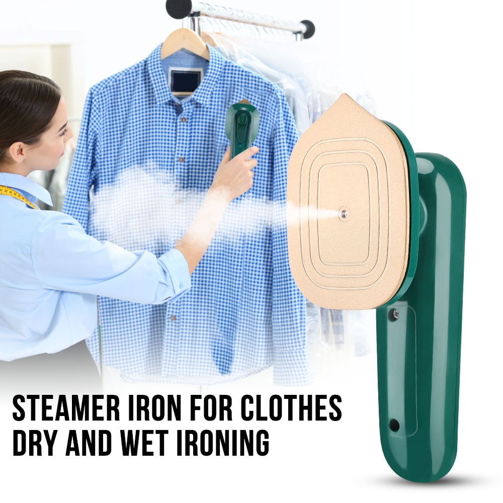 Setrika Uap Pakaian Listrik Portable Untuk Pakaian Handheld Home Travel Steam Generato Wet Dry Ironing Machine