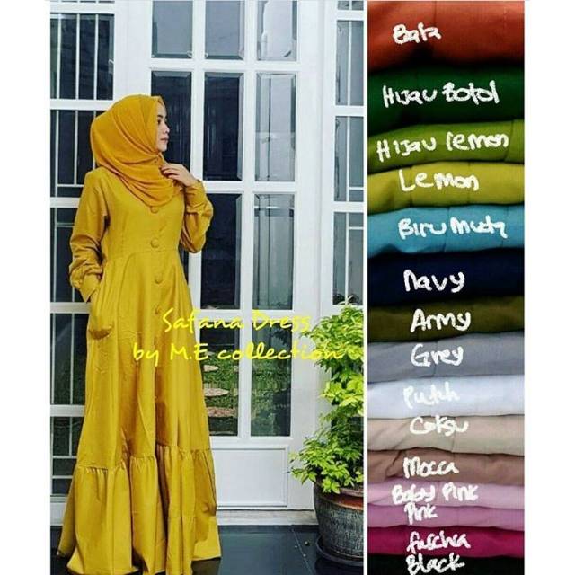 Dress katun ima toyobo