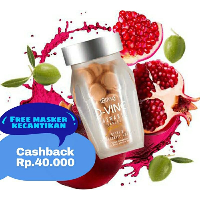 D VINE DVINE D-VINE collagen 30 tablet Pemutih dan anti aging Eceran
