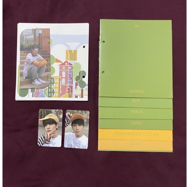 [BOOKED] Album Seventeen Hanggarae Hana Ver Photobook Performance Team Wonwoo Jun Wonhui