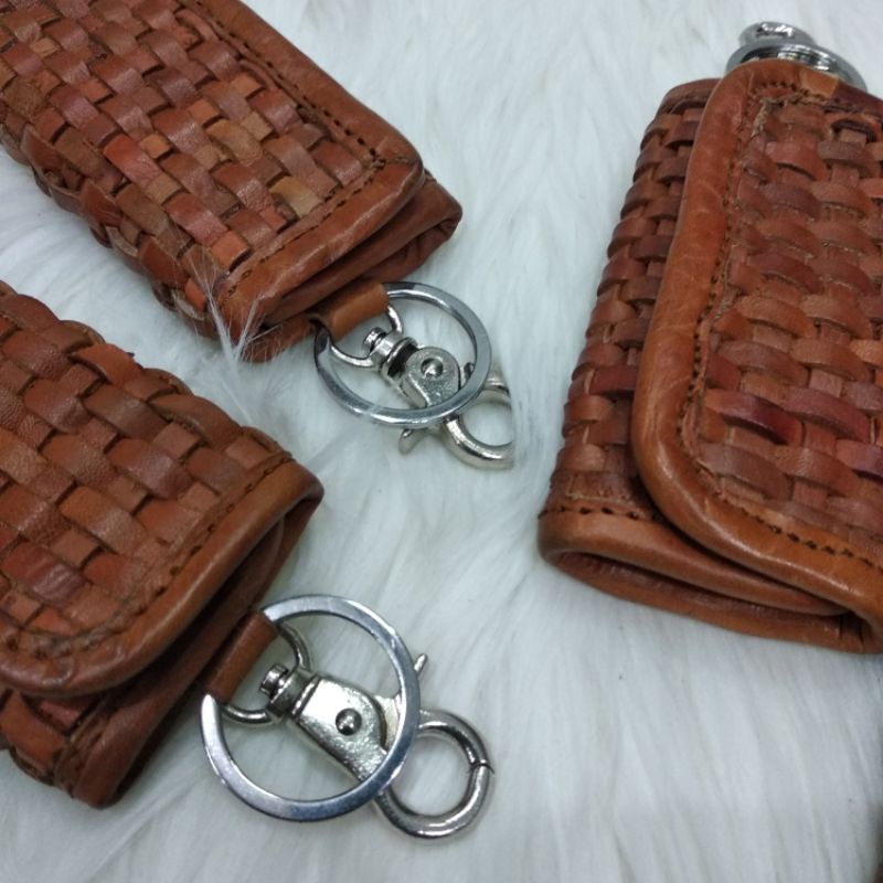 Gantungan Kunci STNK Kulit Anyam / Leather Goods