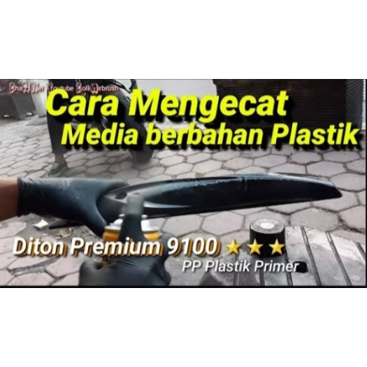 Cat Pilox Diton Premium 9100 PP Plastic Primer 300cc Epoxy Poxy Foxi Transparan bodi kasar plastik