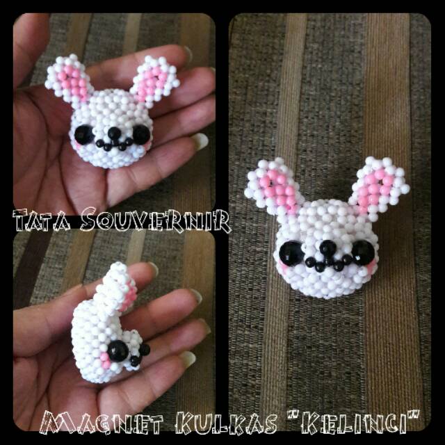 Tempelan Kulkas / Magnet Kulkas "Kelinci"