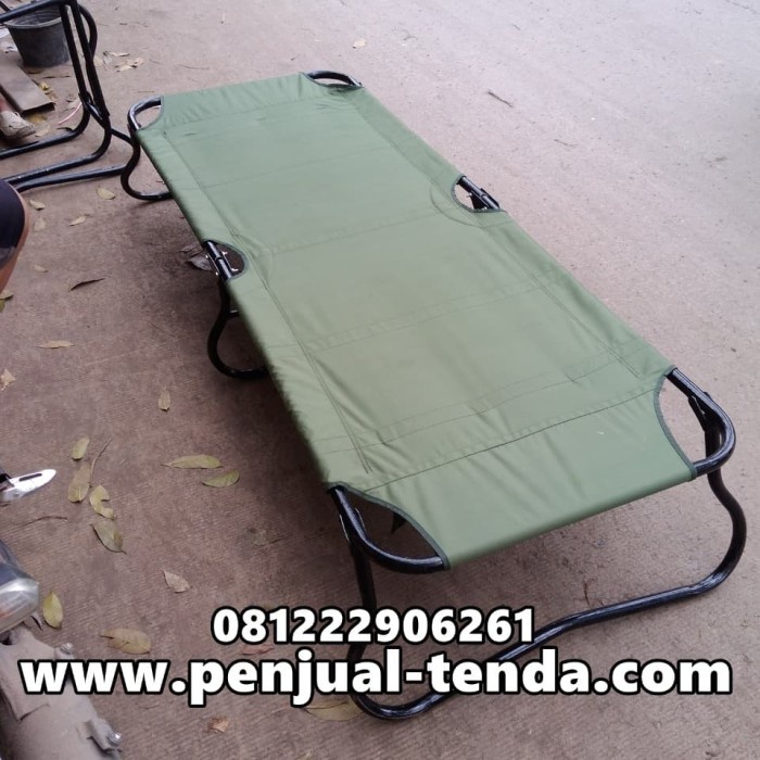 VELBED BESI VELBED TNI VELBED TENTARA RANJANG LIPAT FOLDING BED BESI