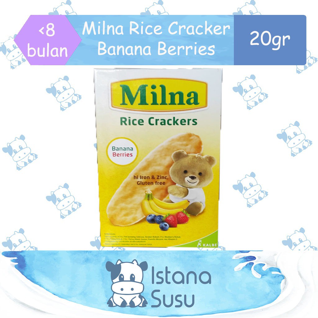 Milna Rice Crackers 20gr