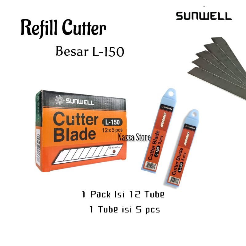 

SUNWELL KENKO Refill Isi Cutter Besar L-150 1 tube