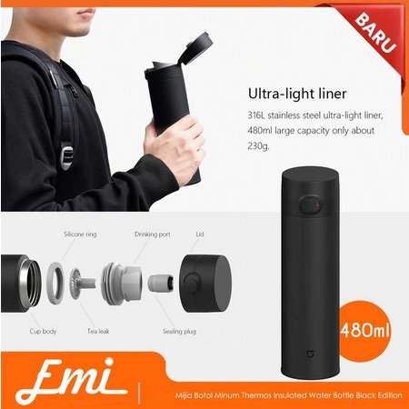 Mijia Botol Minum Thermos Insulated Water 480ml