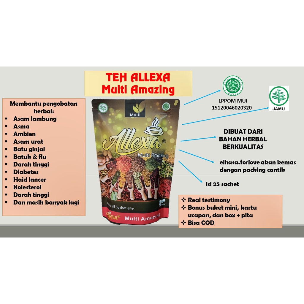 

Teh Allexa Multi Amazing - Teh herbal