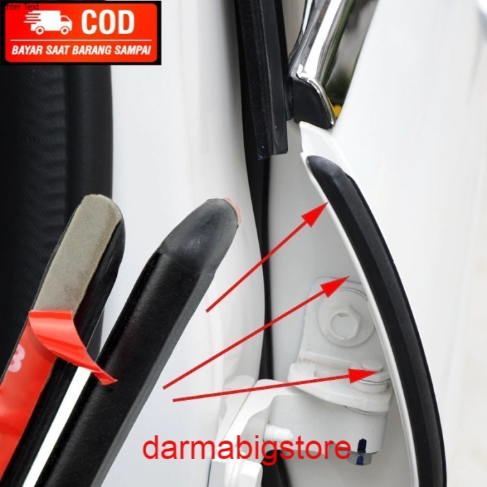 Karet 3M Pelindung List Pintu Mobil Rubber Strip Door Seal Pintu Pilar