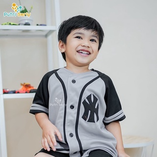 kaos anak / baju anak / kaos jersey baseball Unisex Premium / baju baseball / jersey anak