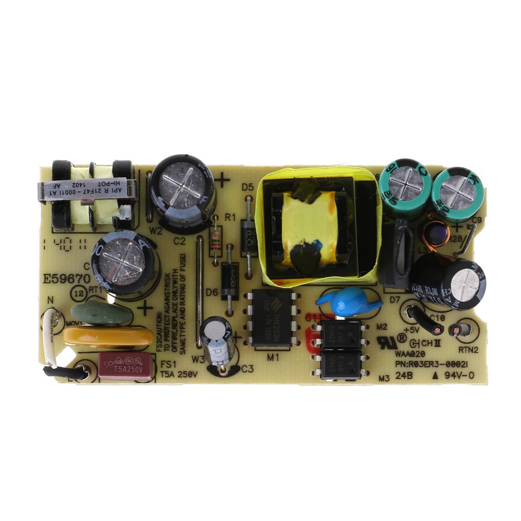 Modul Board Power Supply AC-DC 5V 2000ma 5V 2A dengan Pelindung IC