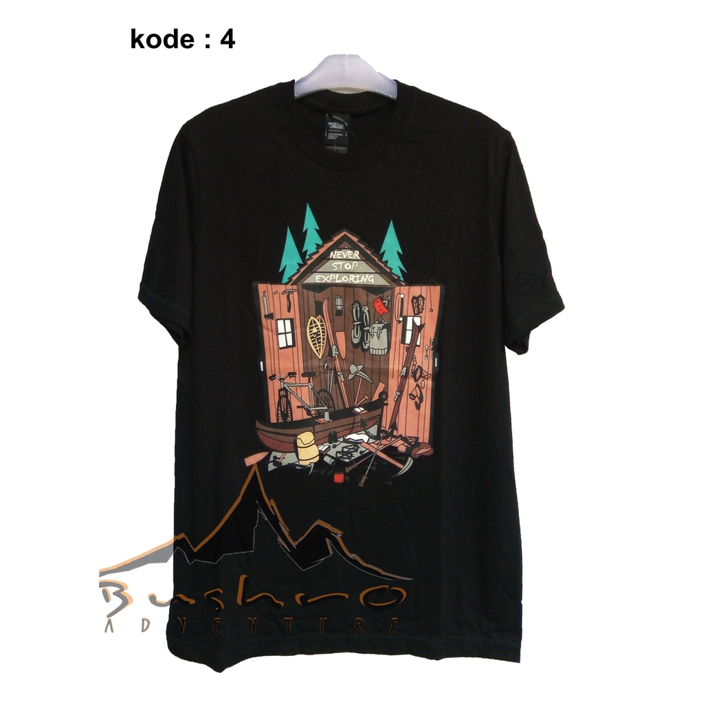 Kaos Outdoor The N0rth Face atau Kaos gunung Kode-17