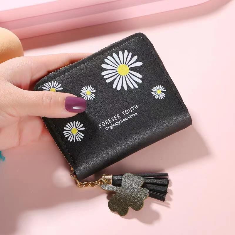 ( GS ) DOMPET WANITA / DOMPET KARTU MINI MOTIF DAISY SPRING