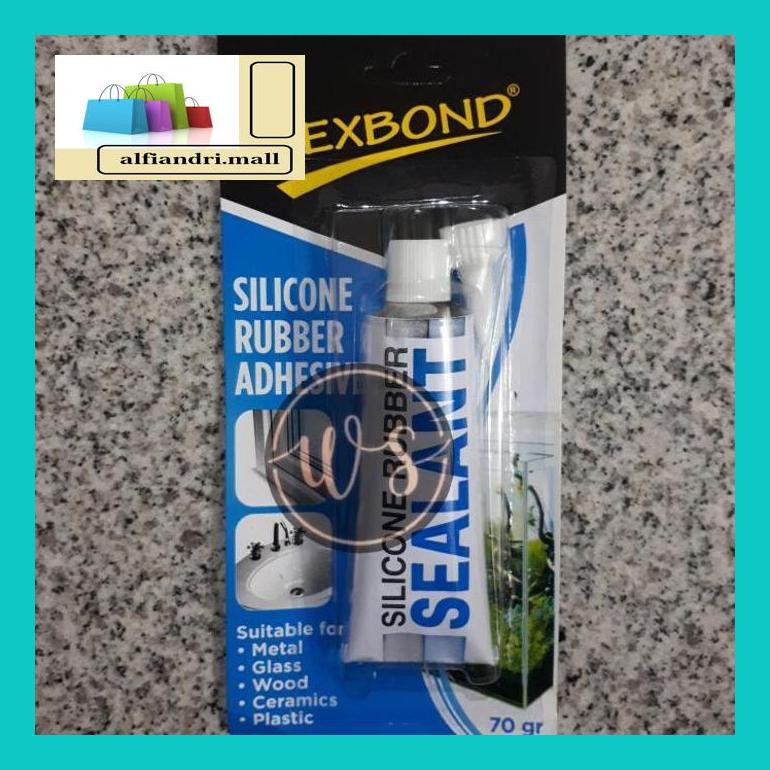 

510Fsjbc50 Lem Kaca Lem Aquarium Dexbond Silicone Rubber Sealant Tube Besar 70Gr D6005Ckhd