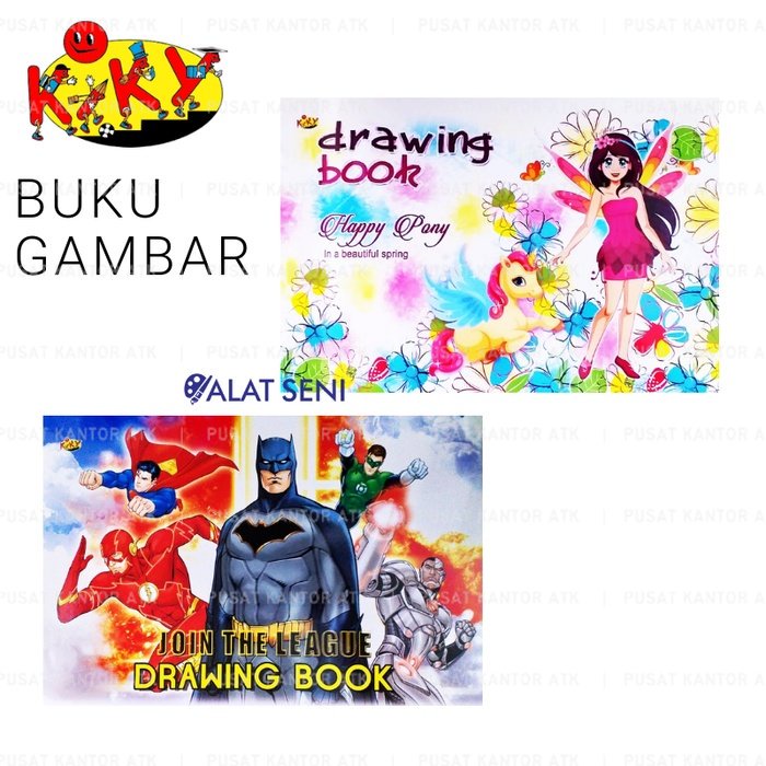 

Buku Gambar Kiky Kecil Ukuran 26 x 18 cm Drawing Book - Satuan