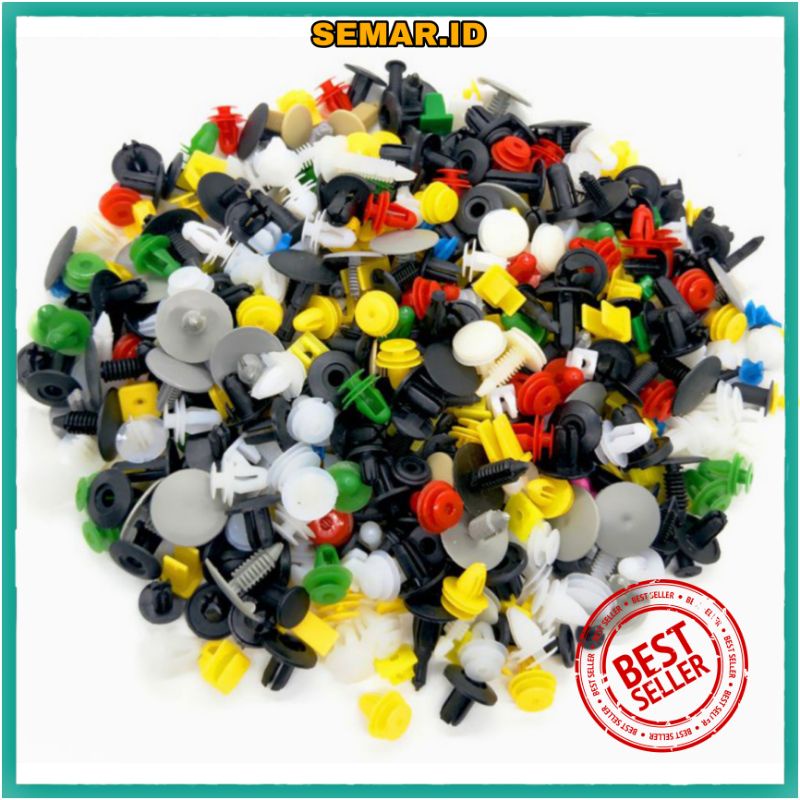 Baut Rivet Mobil Universal 160 PCS - PE02 - Multi Color