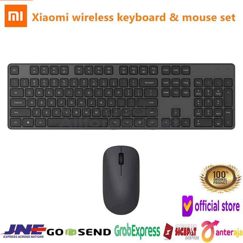 XCP04 Xiaomi Mi Set Keyboard Mouse Wireless | Shopee Indonesia