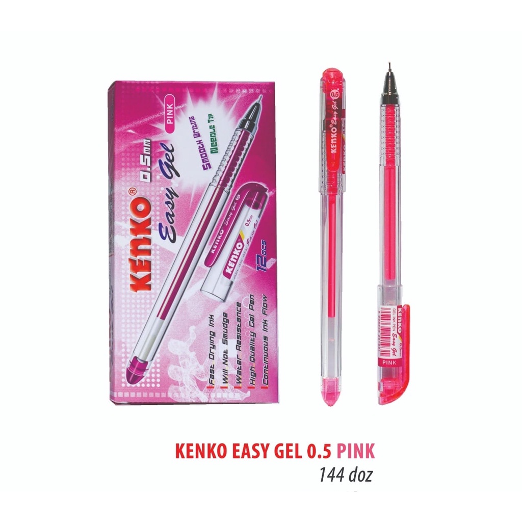 

Kenko / New / Pen Kenko Easy Gel 0,5mm Pink, Orange, Green, Violet, Purple