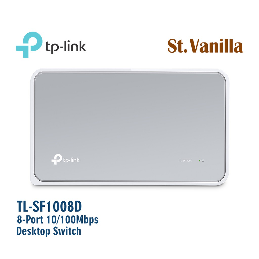 TP-LINK TL-SF1008D 8-Port 10/100Mbps Desktop Switch TPLINK SF1008D 1008D 1008 D