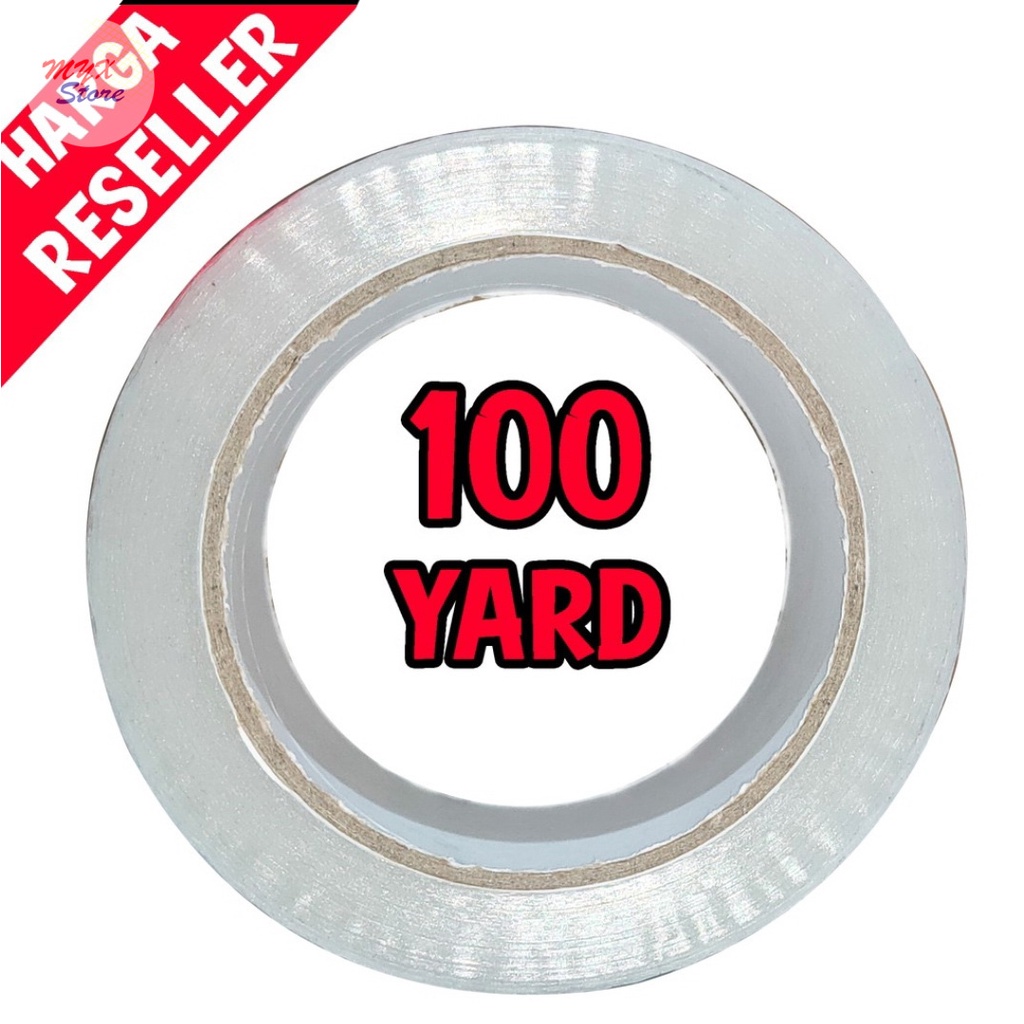 

MYX Store Lakban Bening 100 Yard FULL 45mm Lakban Berkualitas Selotip Isolasi Tape Perekat