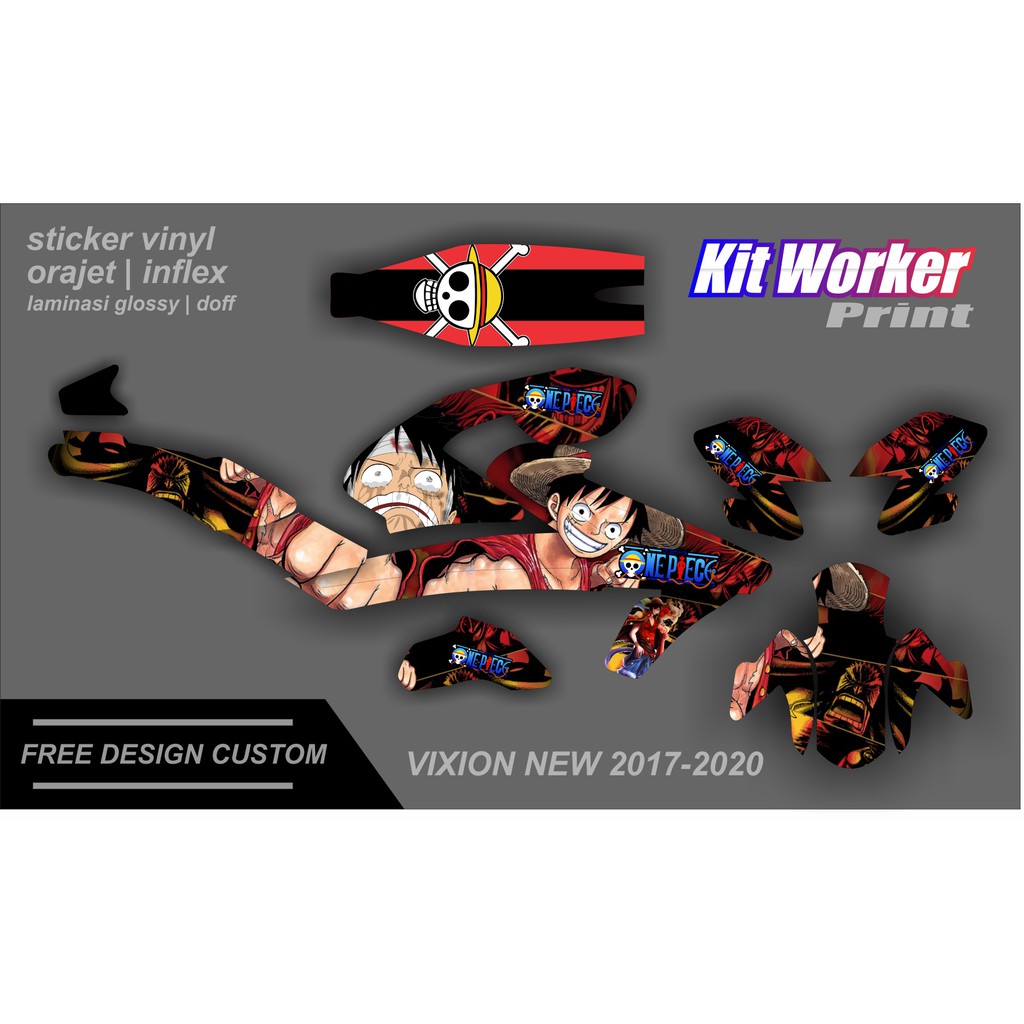 DECAL YAMAHA VIXION NEW 2017-2020