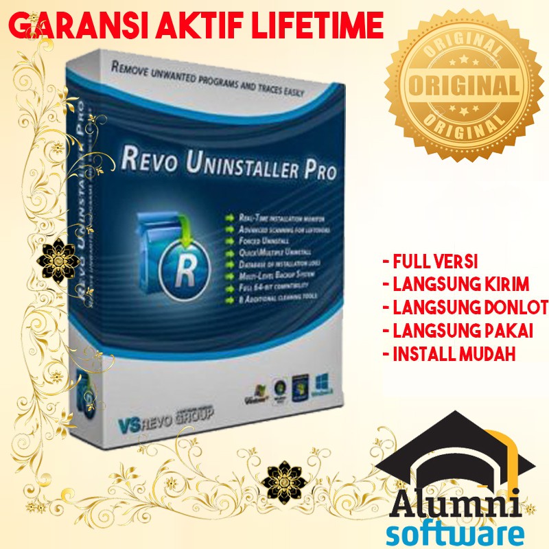 [FULL VERSION] Revo Uninstaller Pro 4 File Eraser - GARANSI AKTIVASI