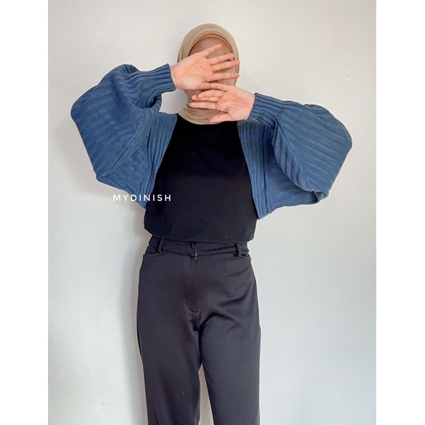 Lupi Crop - Cardigan Wanita Rajut Terbaru