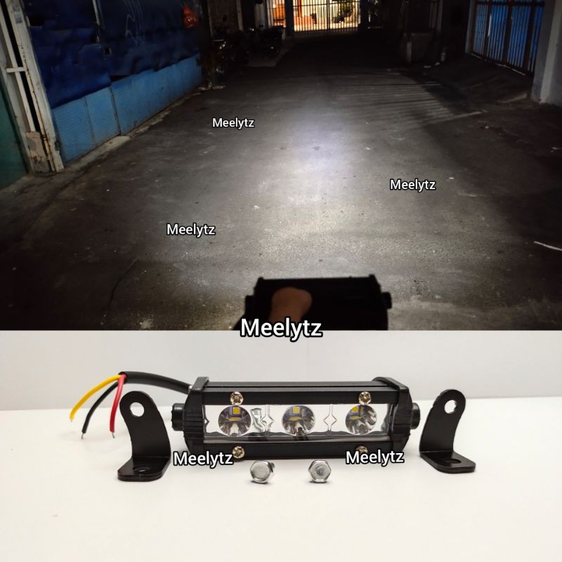 Lampu tembak Led CWL bar 3 mata bonway cree