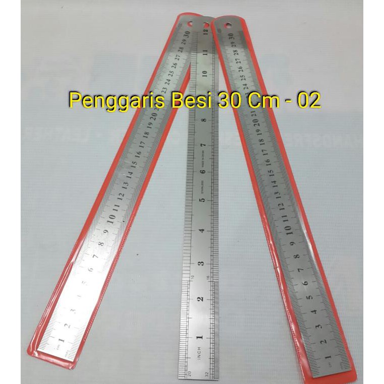

PENGGARIS BESI 30 cm Termurah Stainless Pengaris Garisan bukan 15 cm