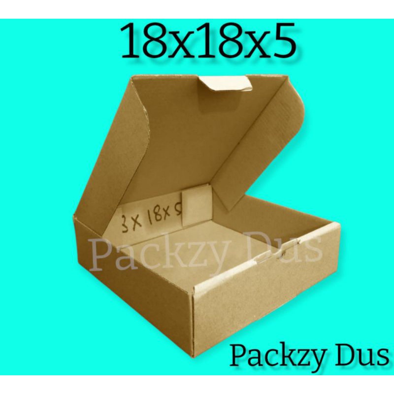 

Kardus Box Packing Diecut / Pizza uk 18x18x5