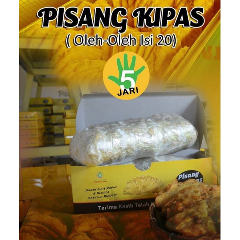 pisang goreng kipas isi 20 khas PEKANBARU