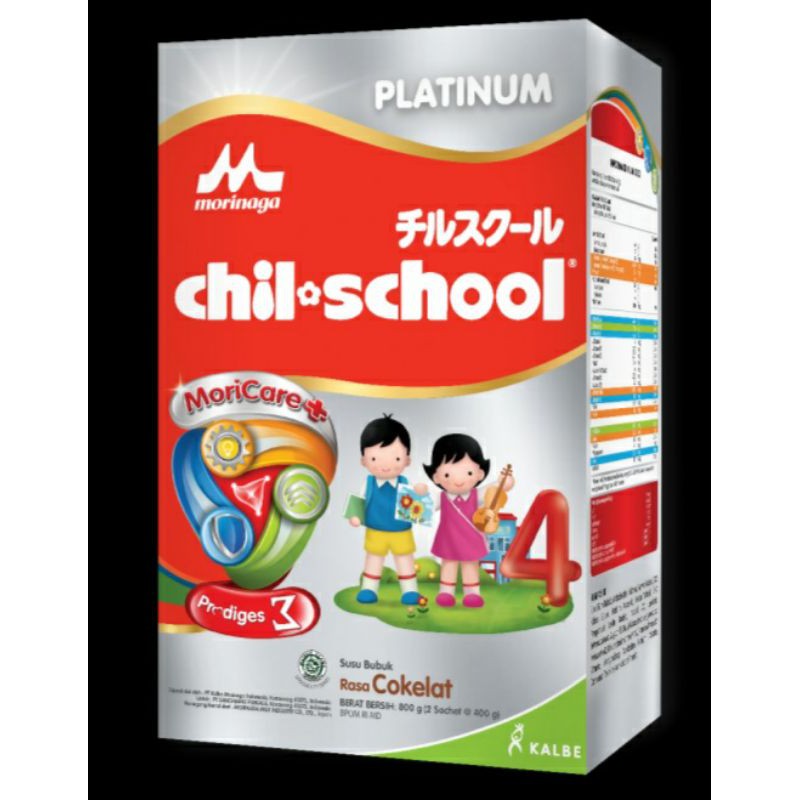 Morinaga Chil School Platinum Tahap 4 [800g]
