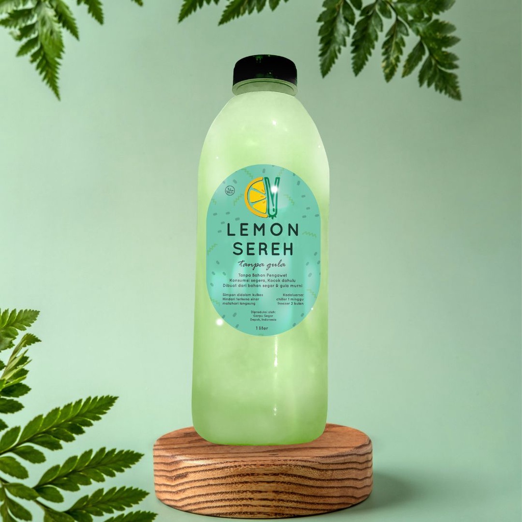 

GARPU SEGAR Es Lemon Sereh 1L Tanpa Gula / Minuman Kesehatan Sari Lemon