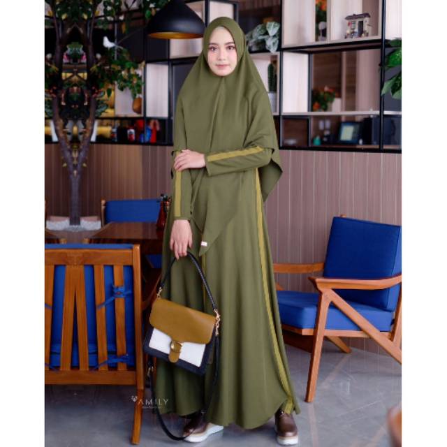 QEZA SET | AMILY | GAMIS SYARI | GAMIS KATUN