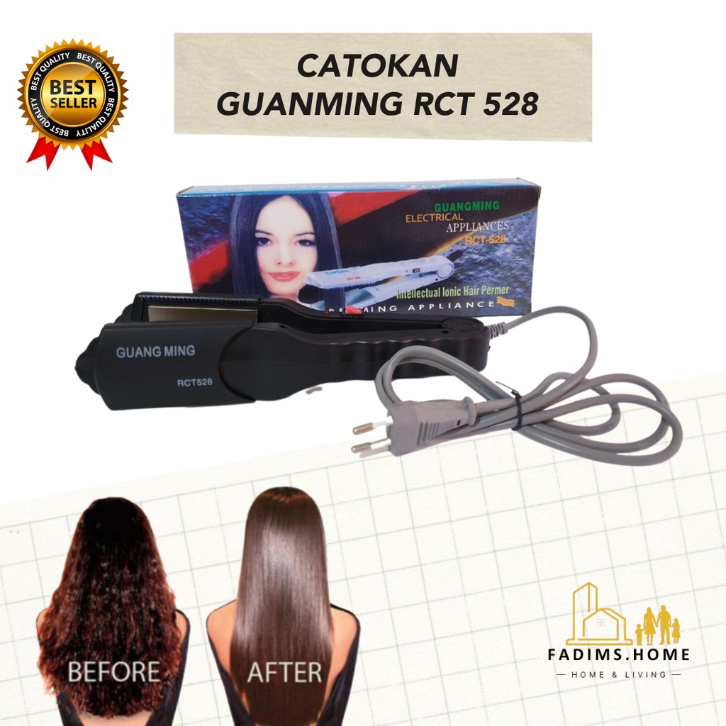 CATOKAN RAMBUT GUANGMING RCT 528 Catok Rebonding Pelurus Rambut Murah Original