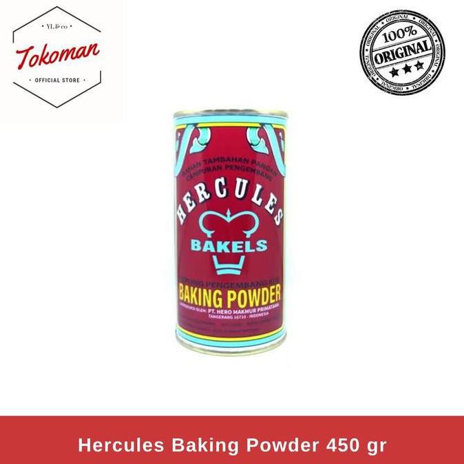 

Hercules Baking Powder 450 Gr / Tepung Pengembang Kue