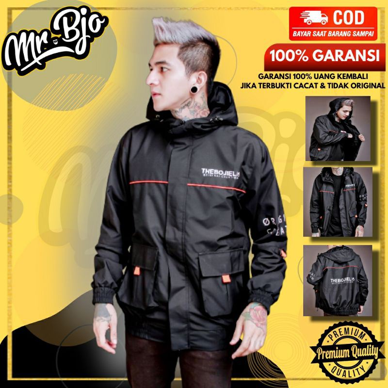 Original distro jaket pria taslan jaket parka premium lokal jaket trand 2021 outdoor waterproof