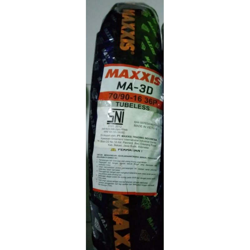 Ban luar maxxis ma3d 70 90 ring 16 diamond