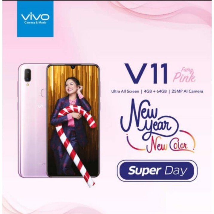 VIVO V11i - [4GB/64GB] - GARANSI RESMI VIVO 1 TAHUN | Shopee Indonesia