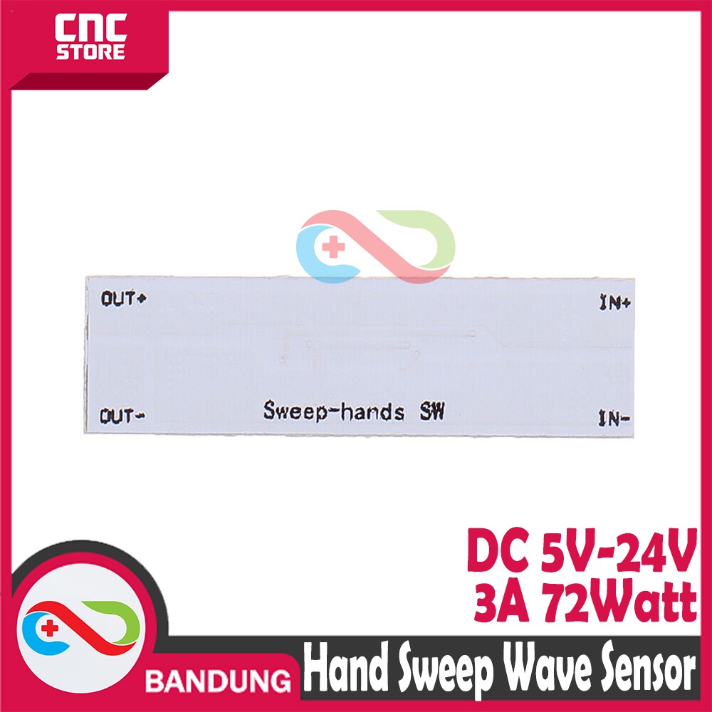 HAND SWEEP WAVE SENSOR SWITCH MODULE 5V 12V 24V 72W