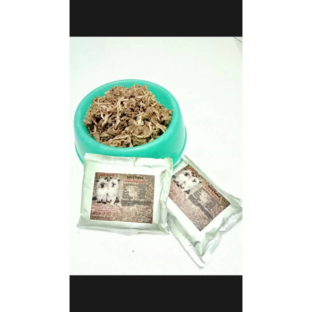 Harga Promo Makanan kucing Wet Food Ayam Suwir 3Kg (20pcs)