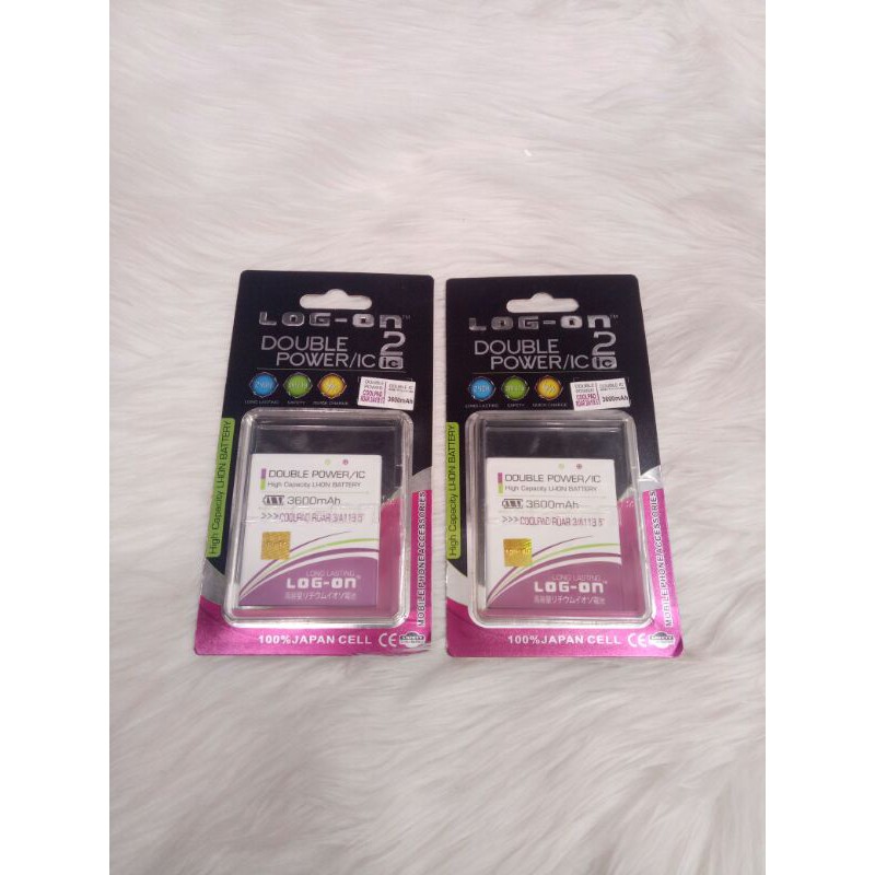 BAT BATT BATERAI BATTERY BT LOG ON DOUBLE POWER COOLPAD ROAR 3/A118 5" 3600MAH